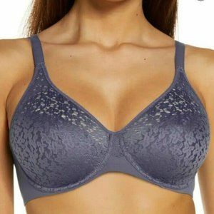NWOT Chantelle Norah Comfort Underwire Bra - Grey - 34 C